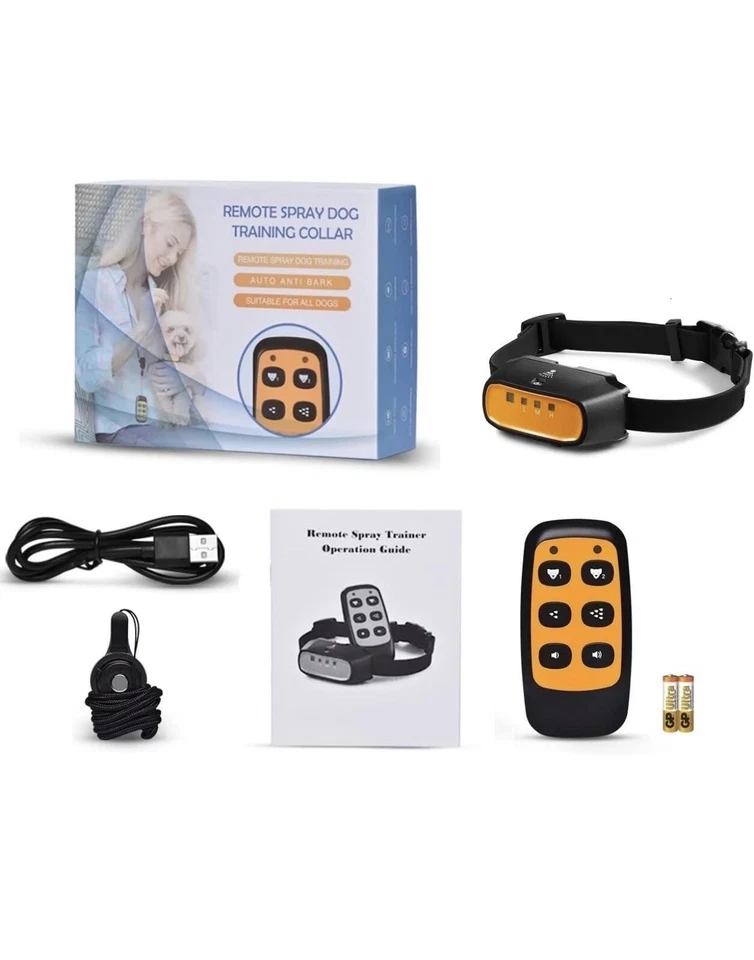 Anti Bark Dog Collar With Remote, Training Collar 2 In 1 , Spray Citronella - image 4 of 4