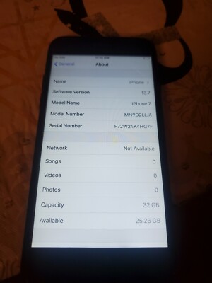 スマートフォン本体 iPhone 7 Black 32 GB au iPhone 7 Black 32 GB au