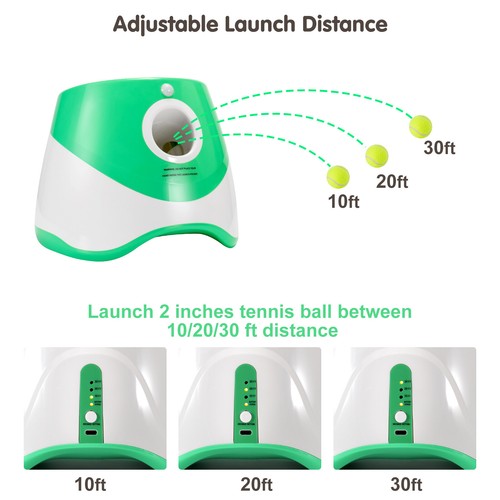 AFP Dog Ball Launcher Thrower Automatic Tennis Fetch Throwing Machine + 6 Balls - Picture 3 of 13