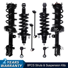 Front and Rear Complete Struts & Coil Spring & Sway Bar For 2007-2011 Honda CR-V