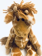 Zooglies Giraffe Plush Bean Bag Stuffed Animal 16" Gift Toy - RARE EUC