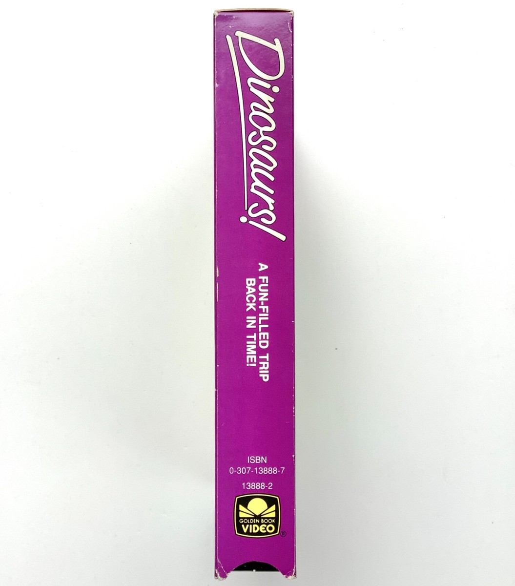 Dinosaurs VHS Will Vinton Claymation Golden Book Video Rare OOP