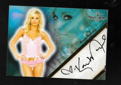 Benchwarmer 2011 Limited autograph card Kara Monaco