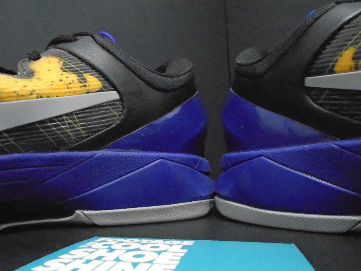 NIKE ZOOM KOBE VII 7 SYSTEM LAKERS POISON DART FROG PURPLE BLACK