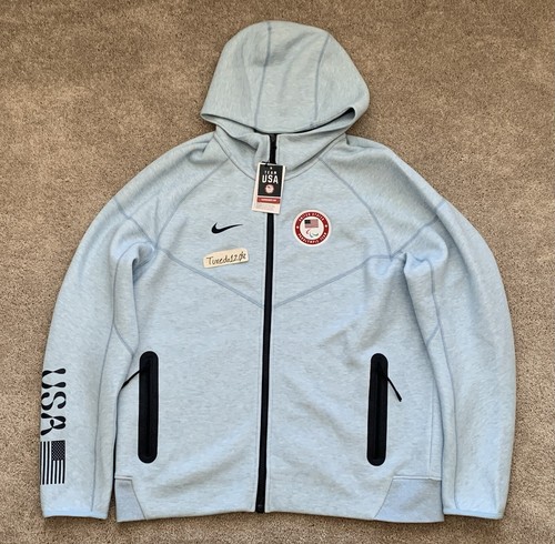 New! Nike USA Tech Fleece Paralympics Windrunner Jacket szXL olympics FN1242 441