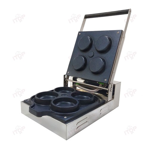 Commercial Electric Pizza Maker 4 Holes Pizza Pan Diameter 10CMWaffle Maker - Picture 2 of 11