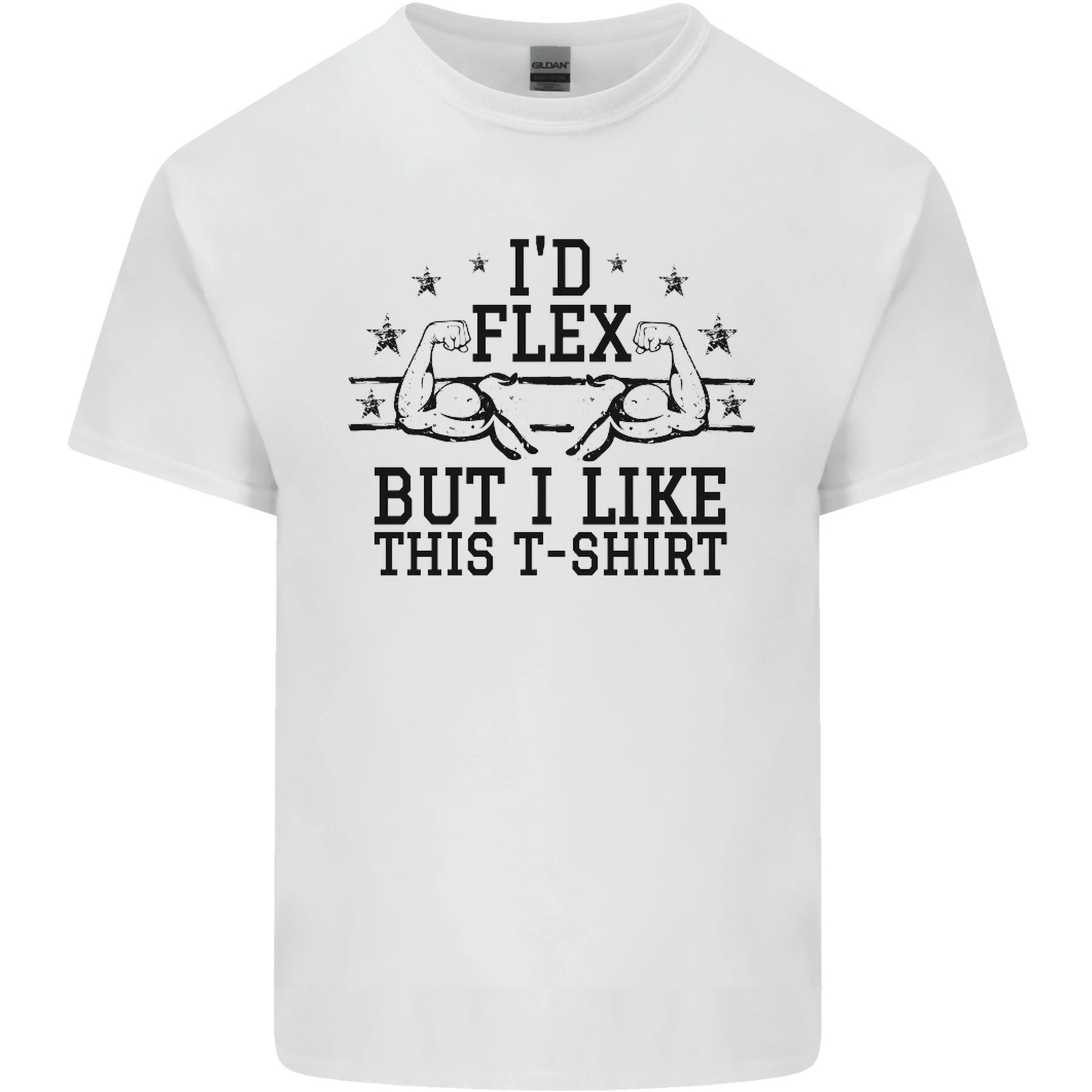Gym Id Flex but I Like This Funny Mens Cotton T-Shirt Tee Top