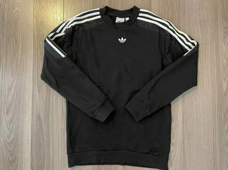 adidas Originals Radkin Crewneck Sweatshirt Black sz S