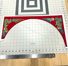 AS-IS -  Apron Mod Feathered Serpent Sticker Decal William's AZTEC Pinball