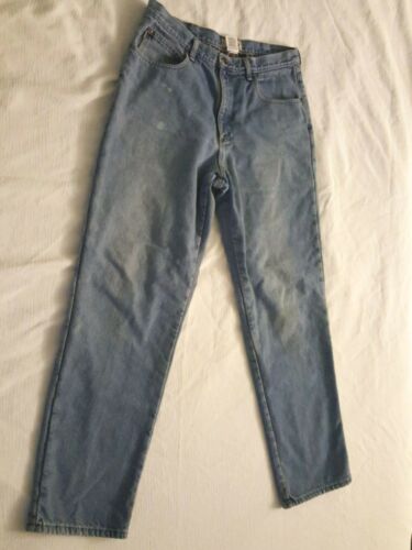 VTG 80's 90's LL BEAN FLANNEL LINED MENS JEANS SZ 