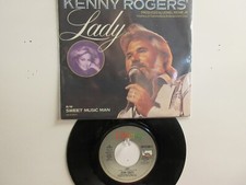    ' KENNY ROGERS ' HIT 45  PICTURE SLEEVE LADY  1980    