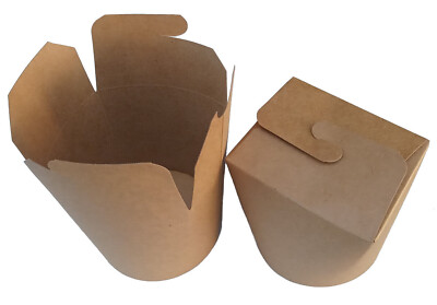 Gyrosbox  Nudelbox  Dönerbox, Pappe, 26oz, 750ml kraftbraun  50-500 St.