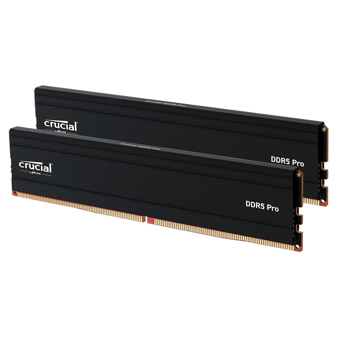 Crucial Pro DDR5 RAM 96GB Kit (2x48GB) 5600MHz, Intel XMP 3.0