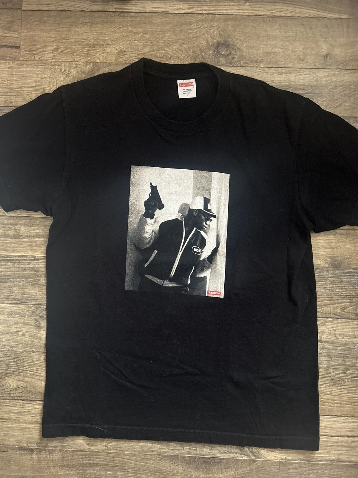 T shirt streetwear patin noir Supreme Boogie Down Productions KRS ONE FW 2014