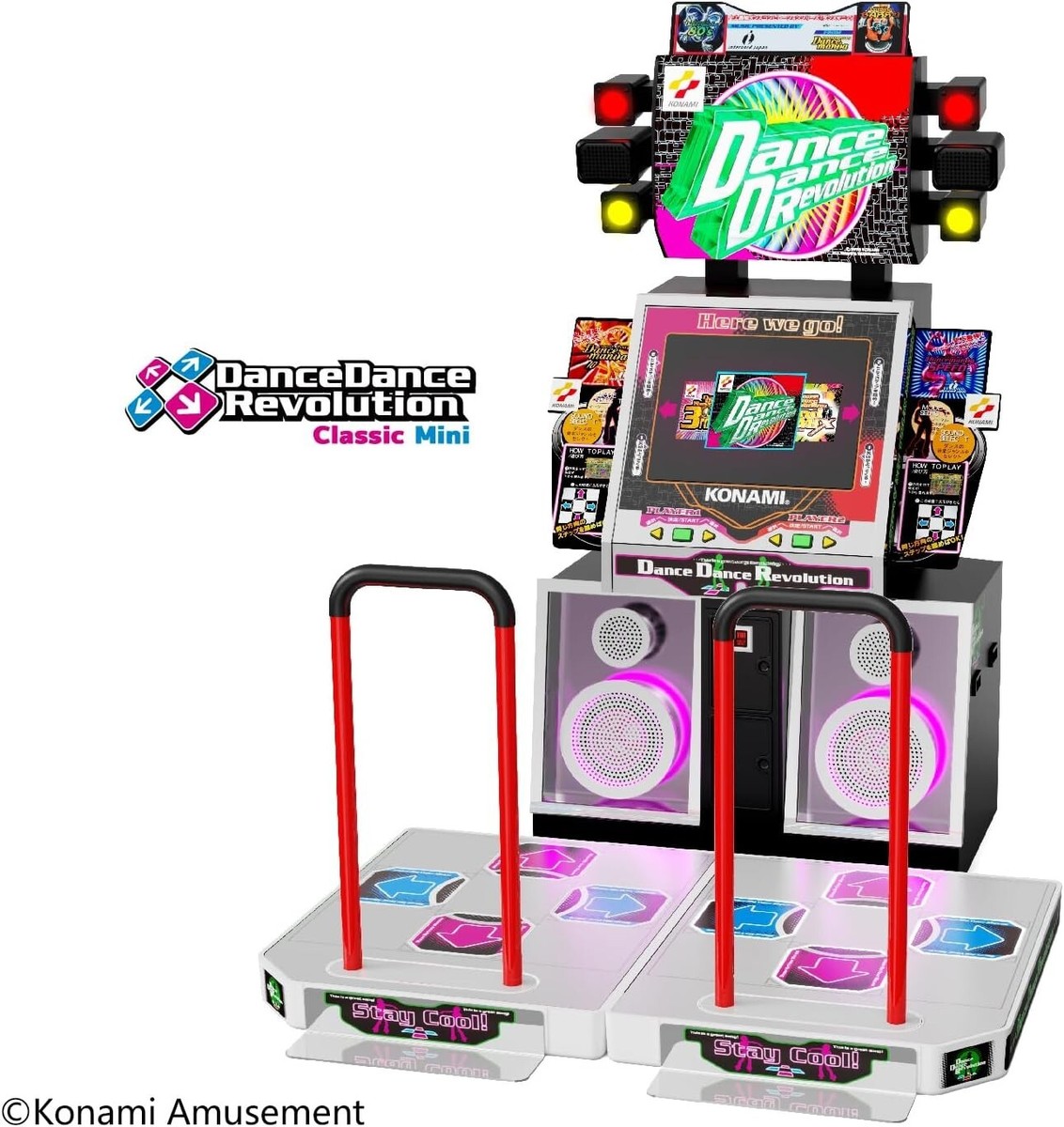 KONAMI licensed DanceDanceRevolution Classic Mini Mini Dance Game