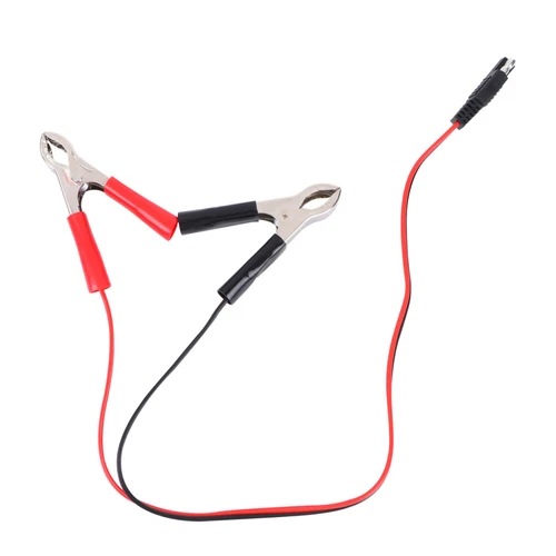 Motorcycle SAE to Alligator Clips Charging Wire Motorcycle Jumper Cable New