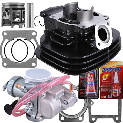 Cylinder Piston Gasket&Carburetor Kit For Yamaha Blaster 200 YFS200 88-2006 ATV