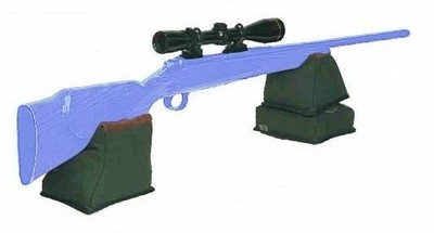 Outdoor Connection Bench Rest Shooting Bags 3 Piece Canvas