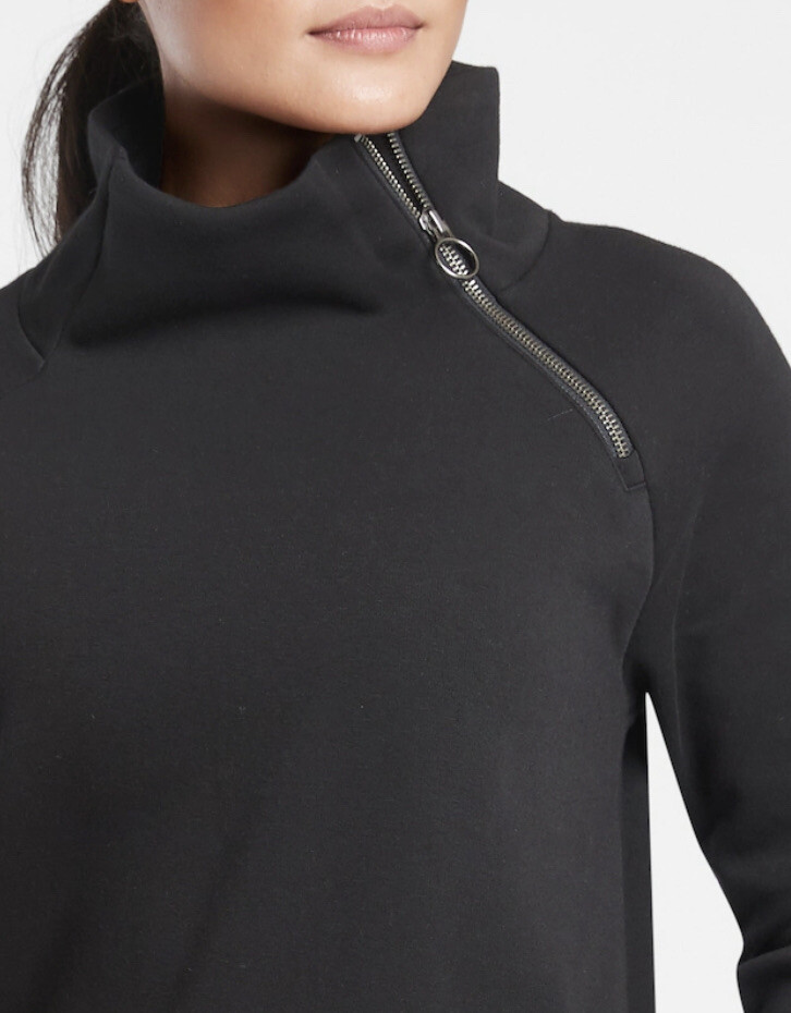 Athleta Cozy Karma Asym Sweatshirt 
