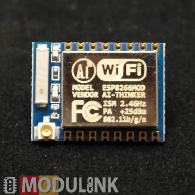 ESP8266 ESP07 ESP-07 WIFI WLAN wireless UART seriell IOT Modul Arduino Raspberry