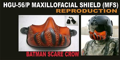 Custom Fiber Painted Repro HGU 56 MFS Shield with Hardware kit | eBay