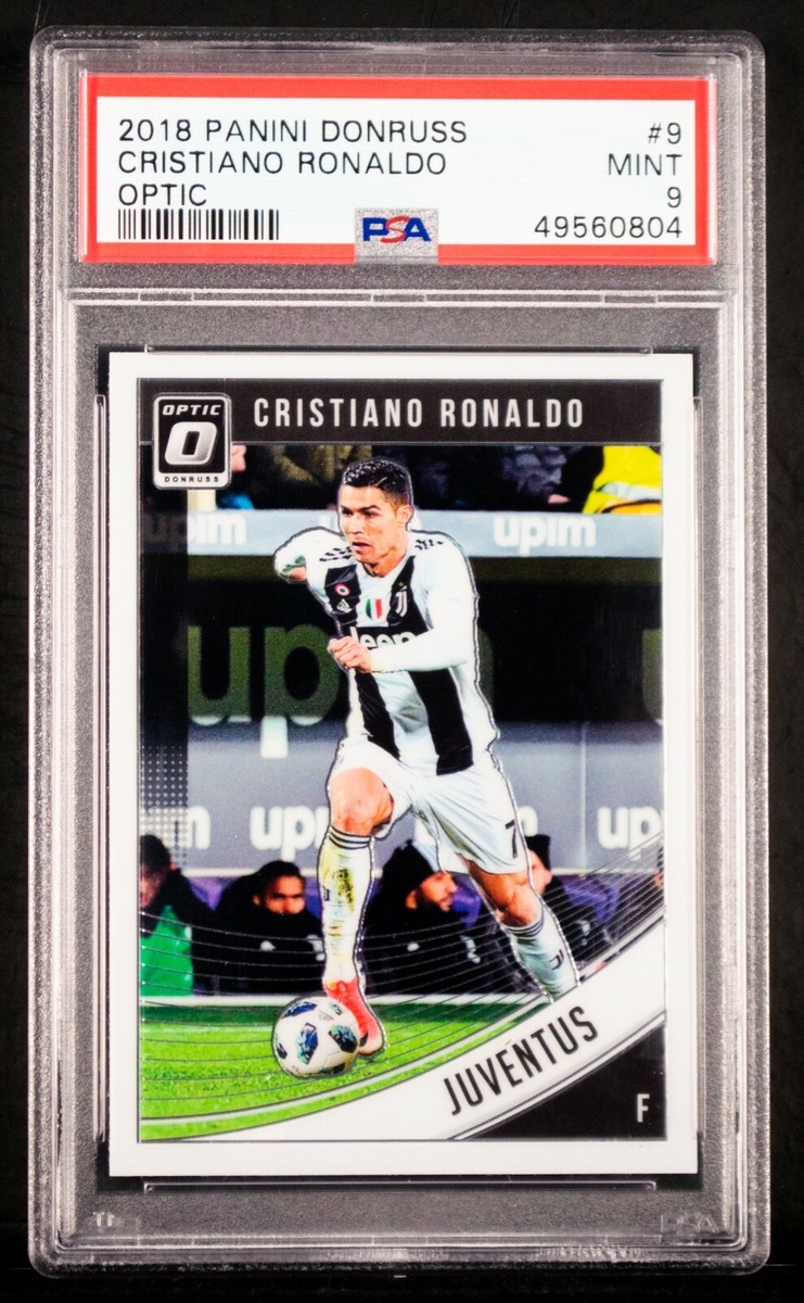 2018 Panini Donruss Optic Cristiano Ronaldo #9 PSA 9 MINT Juventus