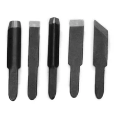 5pcs/Set Pro Wood Carving Blades for Woodworking Chisel Electric Machine Tool US