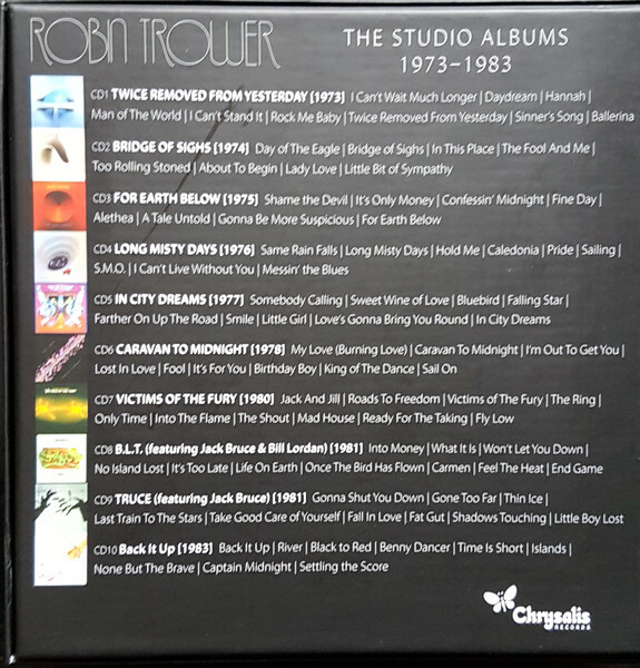 Studio Albums 1973-1983 by Trower, Robin (CD, 2019) for sale 