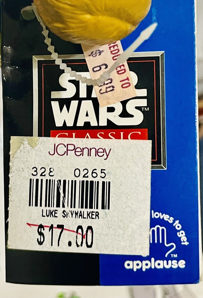 Star Wars 1995 Applause Figure Luke Skywalker & Yoda 9 Inch Jedi