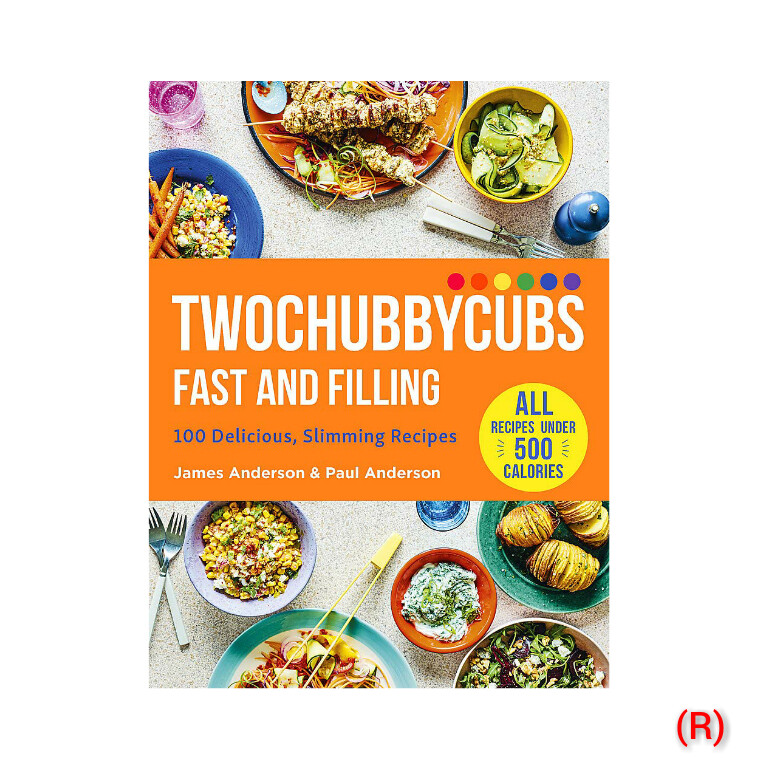 Twochubbycubs Fast and Filling By James and Paul Anderson Hardcover NEW