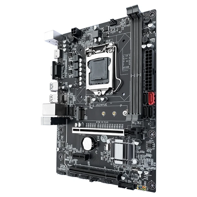 NEW B75M-VH For Intel B75 Socket LGA 1155 MicroATX PC Motherboard DDR3 Mainboard - Image 3 of 3