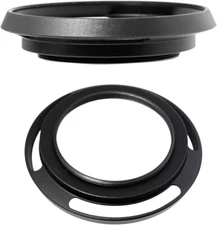 High Quality  Slim Photoelectric 46mm Metal Lens Hood Shade for Wide Angle Lens