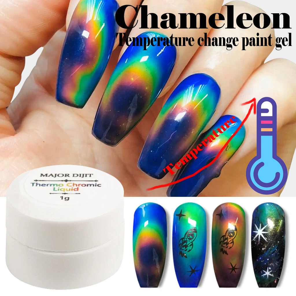 Thermochromic Liquid Crystal Mood Color changin Gel Polish Nail Art UV 1ML