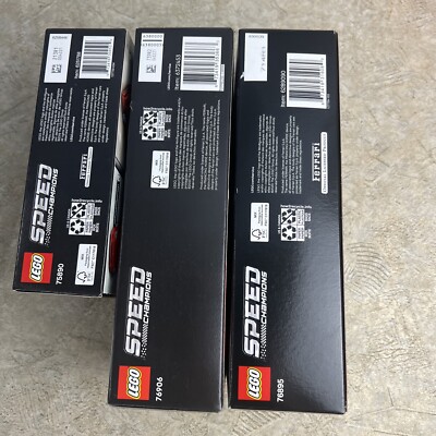 🔥 3 Ferrari Sets RETIRED LEGO SPEED CHAMPIONS 76895 F8, 75890