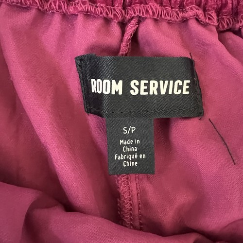 Nuovo set pigiama ROOM SERVICE velluto marrone piccolo colletto dentellato top pantaloncini - Foto 18 di 18