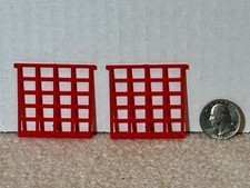 Vintage Plasticville O Gauge Gas Station 1800 Pair Garage Bay Doors PARTS ONLY