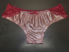 Vintage Unbranded Shiny Metallic Low Rise Bikini Panties Size 5 Small