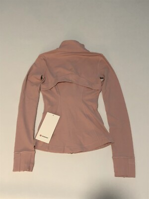 NEW LULULEMON Define Jacket Nulu 0 12 Pink Haze Rose Gold | eBay
