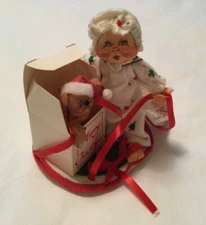 Annalee Doll Puppy In Box Merry Christmas 1986