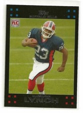 2007 Topps Marshawn Lynch Rookie Card. rookie card picture