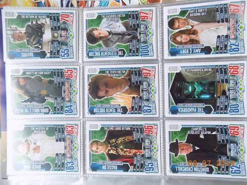 Doctor Who 50. rocznica Alien Attax TCG kompletny zestaw 152 kart (Topps, 2012) - Zdjęcie 15 z 20