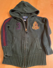 POLO BY Ralph Lauren ZIP UP CRESTED HOODIE SWEATER BOYS SZ 4