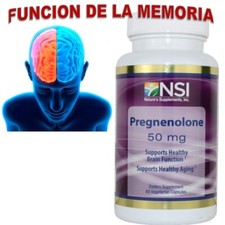 PREGNENOLONE 50mg. PARA LA MEMORIA 100 Natural