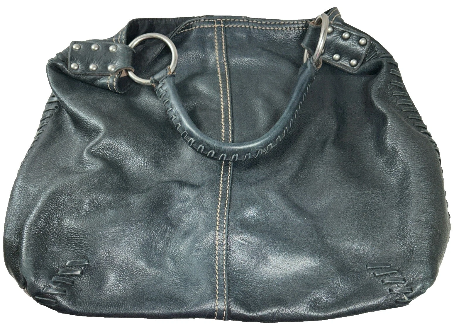 Bolsas de cuero hobo 1990s Vintage, Bolsos y estuches