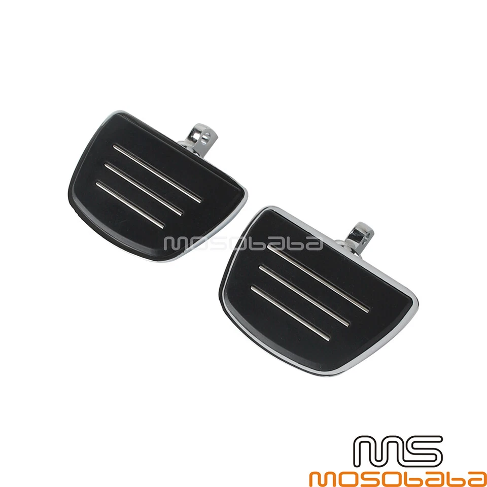 For Harley Breakout Hard Candy Custom FXSB Chrome Foot Pegs Footpegs Set Pedals - Image 3 of 4