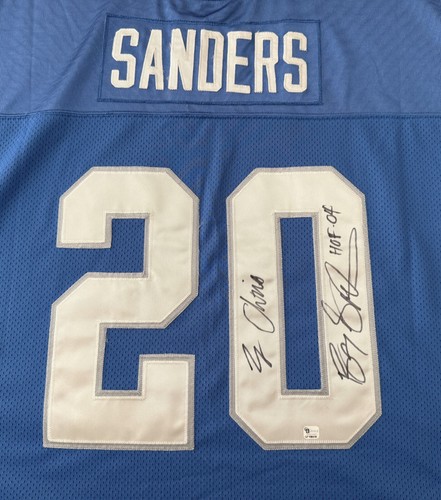 Barry Sanders Autographed Jersey