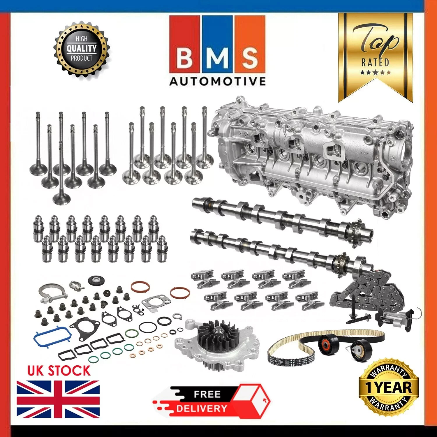 PEUGEOT VAUXHALL 1.5 DV5 CAM HOUSING KIT 22 TEETH 8MM WITH CAM COVER REBUILD KIT