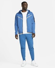 Nike Sportwear Tech Fleece Windrunner Tracksuit Sz L Dark Marina Blue/LT P31