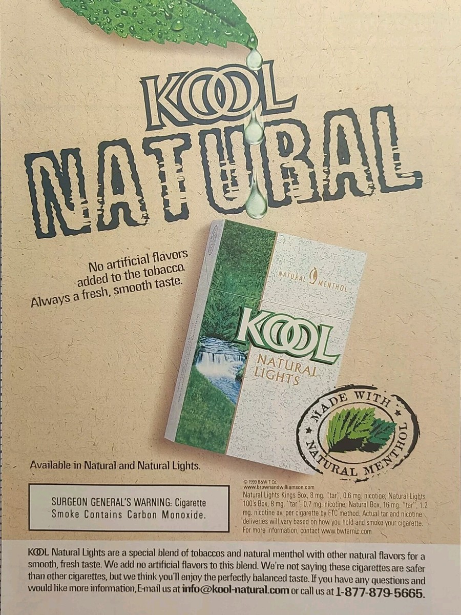 kool cigarettes flavors Super Longs Cigarettes, Box, 100's Racial politics flavor debate over
