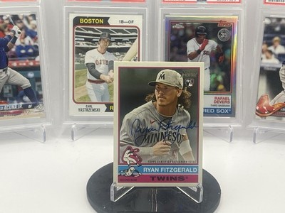 2025 Topps Heritage High Number ROA-FITZ Certified Autograph Ryan Fitzgerald RC